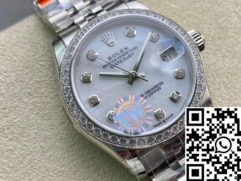Diamond Datejust TW M278384RBR-0008 Factory Rolex Bezel 0714